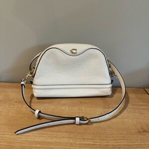 Coach White Leather Crossbody Bag